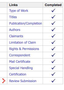 When you copyright your music, make sure you have completed all the steps!